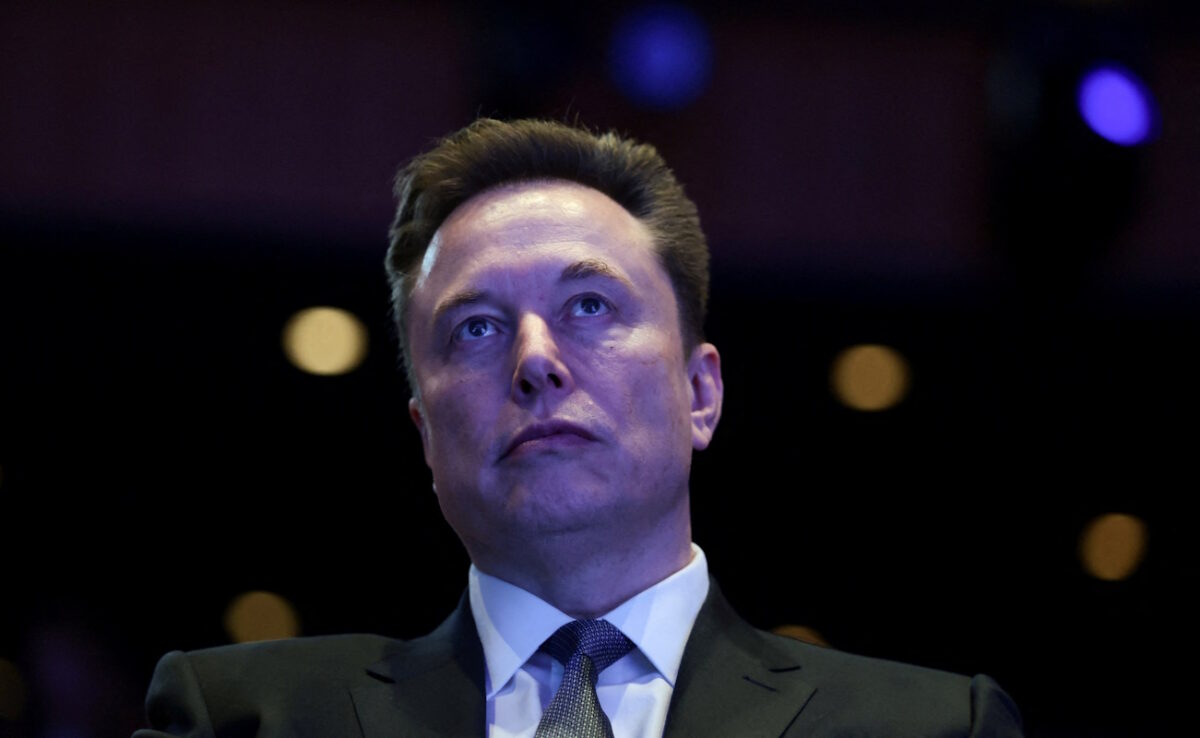 Elon Musk attends the U.S.-Saudi Investment Forum in Washington, D.C., U.S., November 19, 2025. REUTERS/Evelyn Hockstein/File Photo To Match Special Report TESLA-FSD/SAFETY