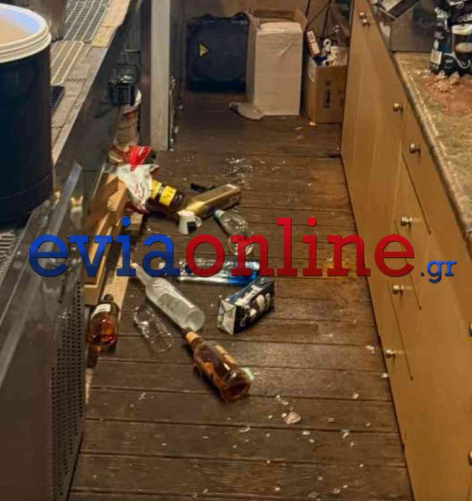 Ζημιές σε μαγαζί στην Εύβοια