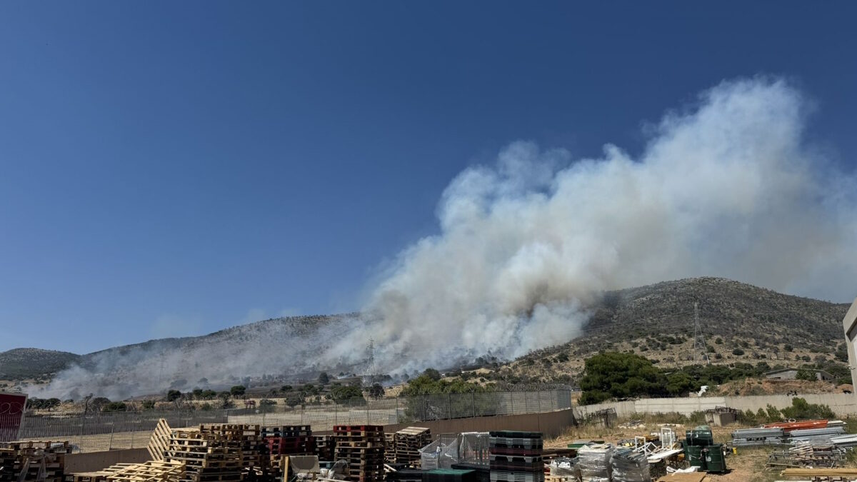 Η φωτιά στον Ασπρόπυργο