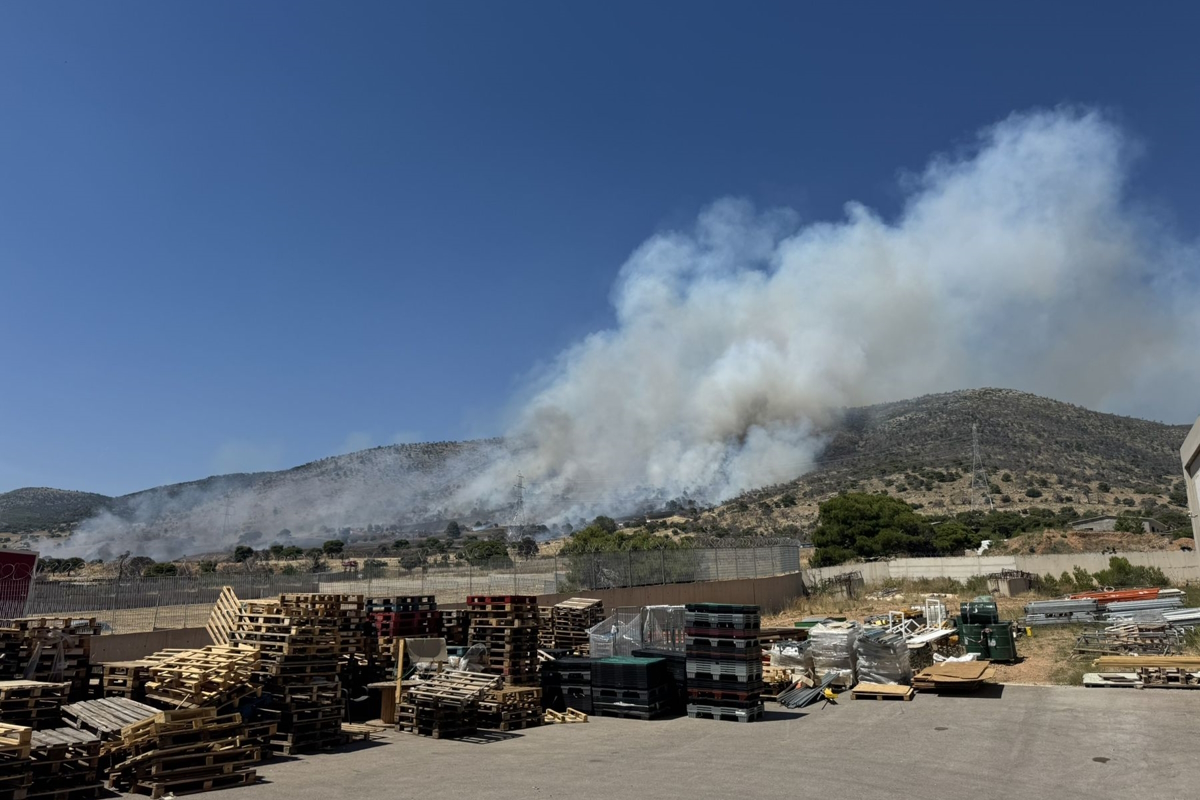 Η φωτιά στον Ασπρόπυργο