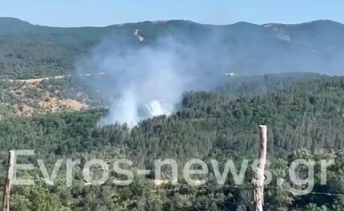 Φωτιά στον Έβρο