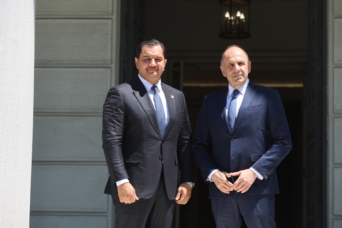 Γιώργος Γεραπετρίτης και Σαντάμ Χαφτάρ