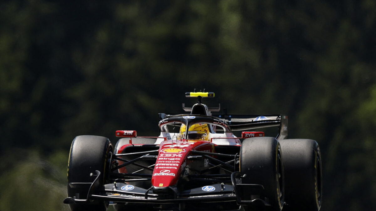 Formula One F1 - Austrian Grand Prix - Red Bull Ring, Spielberg, Austria - June 26, 2026 Ferrari's Lewis Hamilton in action during practice REUTERS