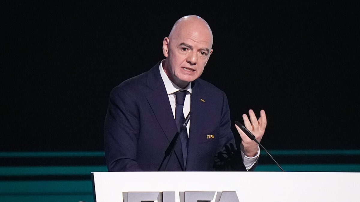 Ο πρόεδρος της FIFA, Τζιάνι Ινφαντίνο