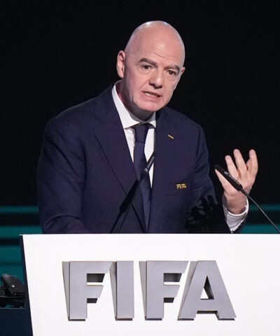 Ο πρόεδρος της FIFA, Τζιάνι Ινφαντίνο