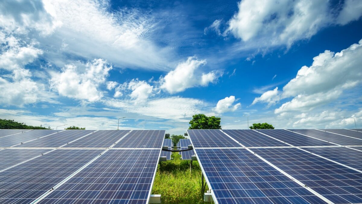 sky background, Alternative energy concept,Clean energy,Green energy.