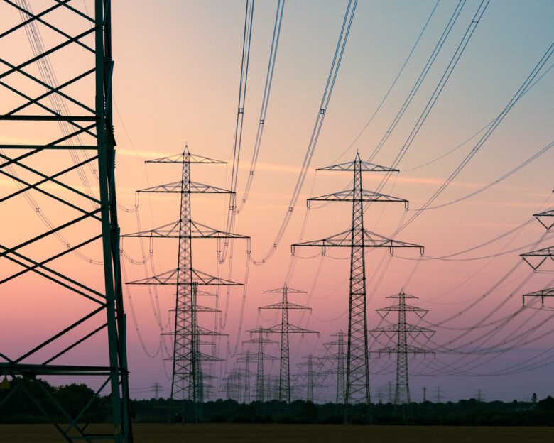 High voltage transmission tower