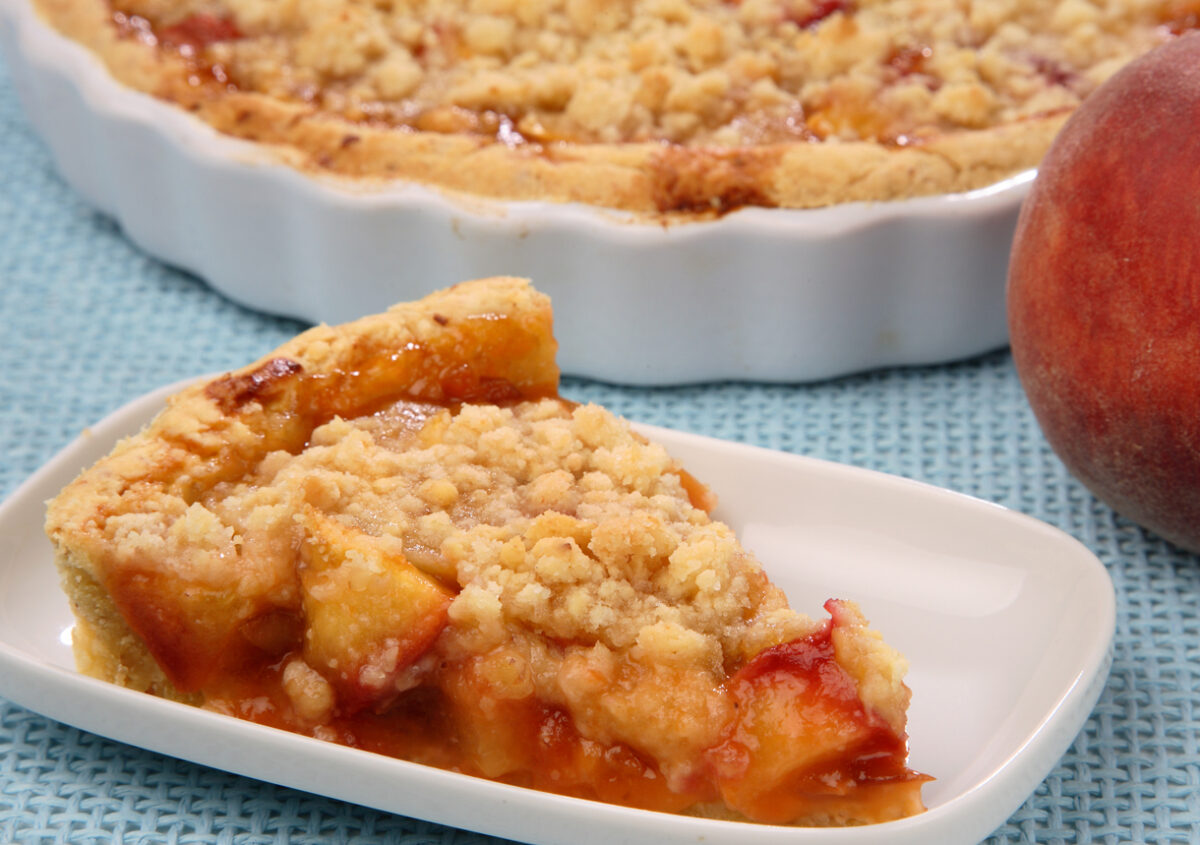 Συνταγή για εύκολο crumble με ροδάκινα