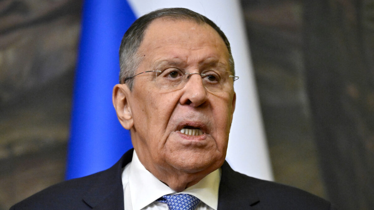 Russian Foreign Minister Sergei Lavrov speaks during a press conference following talks with Bangladeshi Foreign Minister Khalilur Rahman in Moscow, Russia, June 8, 2026. Alexander Nemenov/Pool via REUTERS