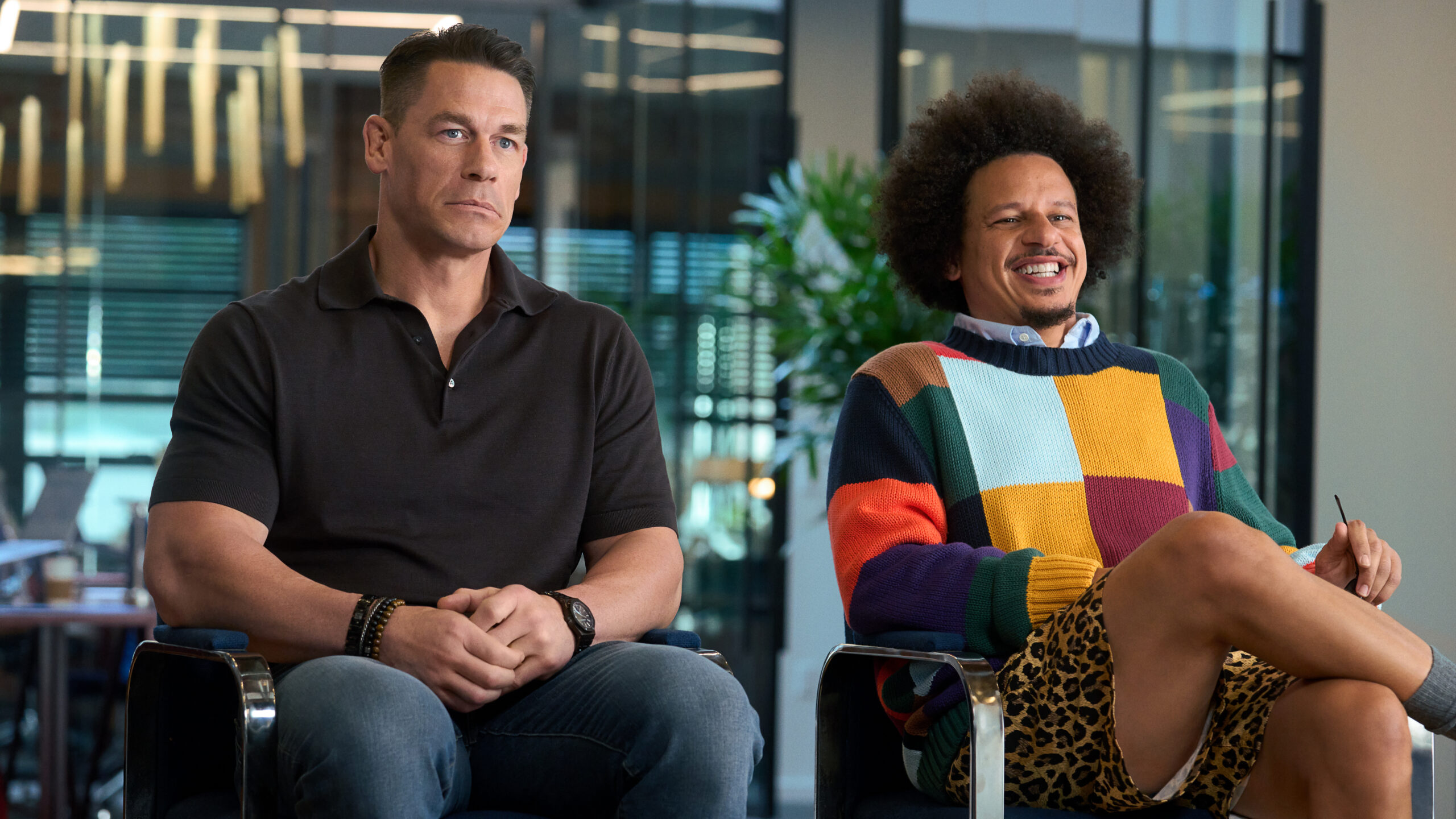 Little Brother. (L to R) John Cena as Rudd, Eric Andre as Marcus. Cr. Clifton Prescod