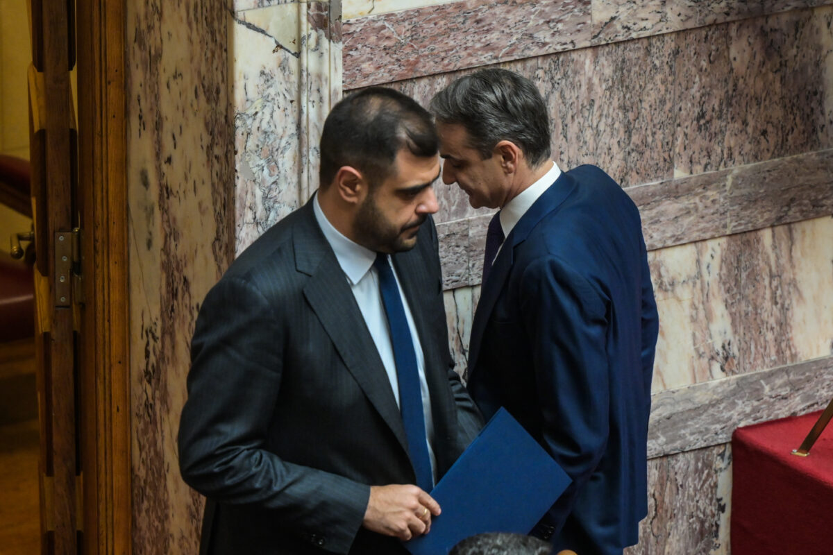 Παύλος Μαρινάκης και Κυριάκος Μητσοτάκης