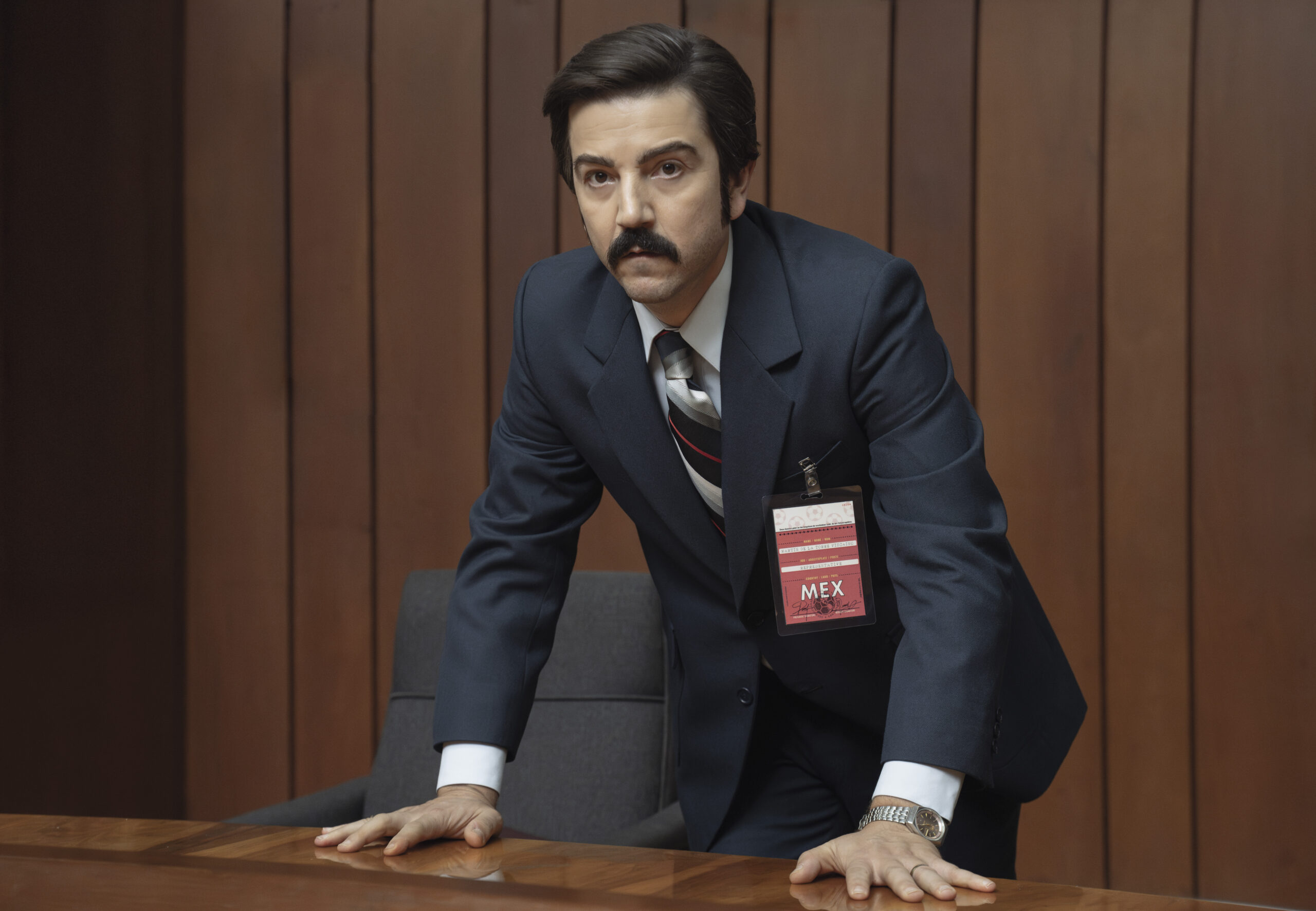 México 86. Diego Luna as Martín de la Torre in México 86. Cr. Carlos Somonte
