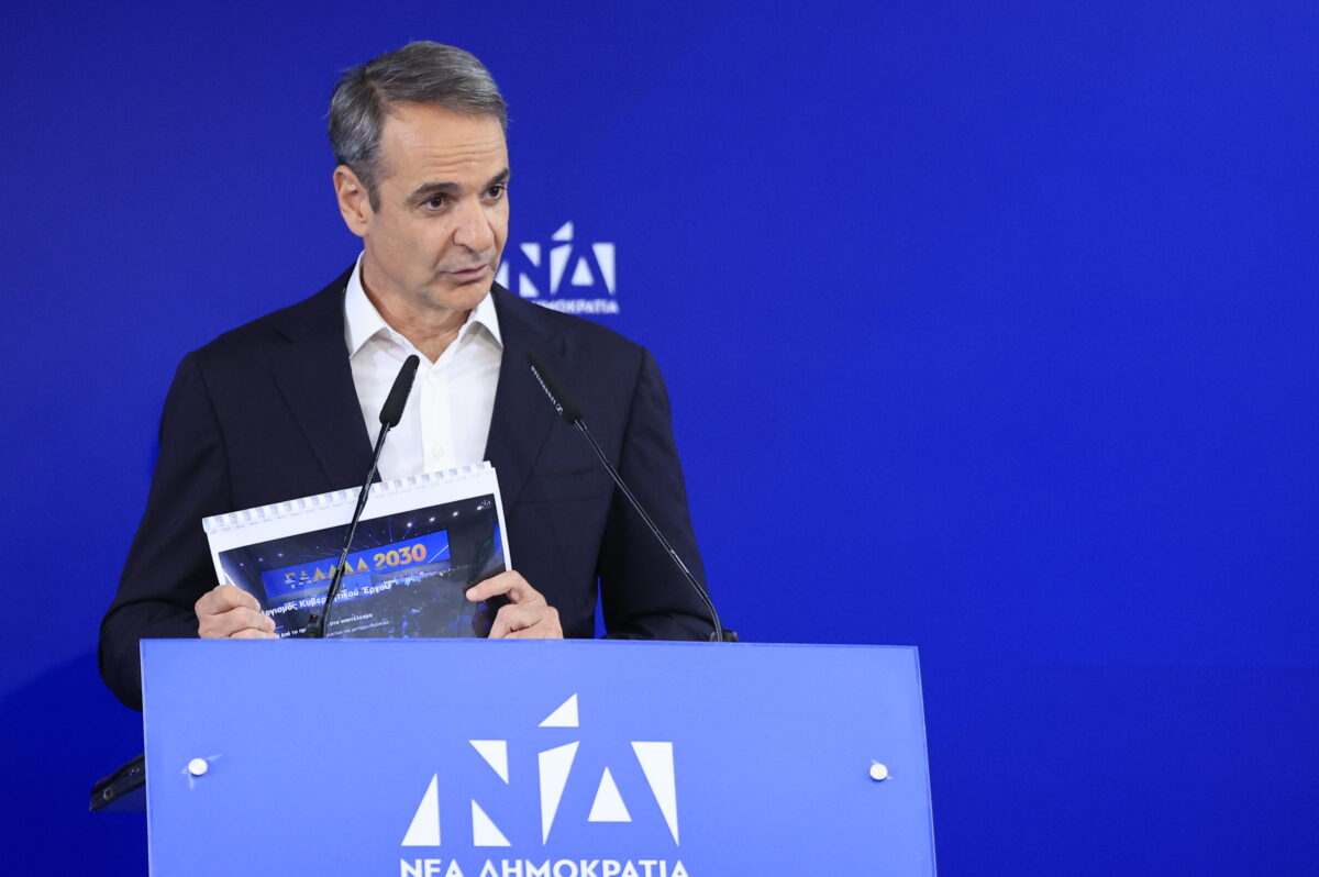 «Γκάζι» για αυτοδυναμία ζητά ο Κυριάκος Μητσοτάκης
