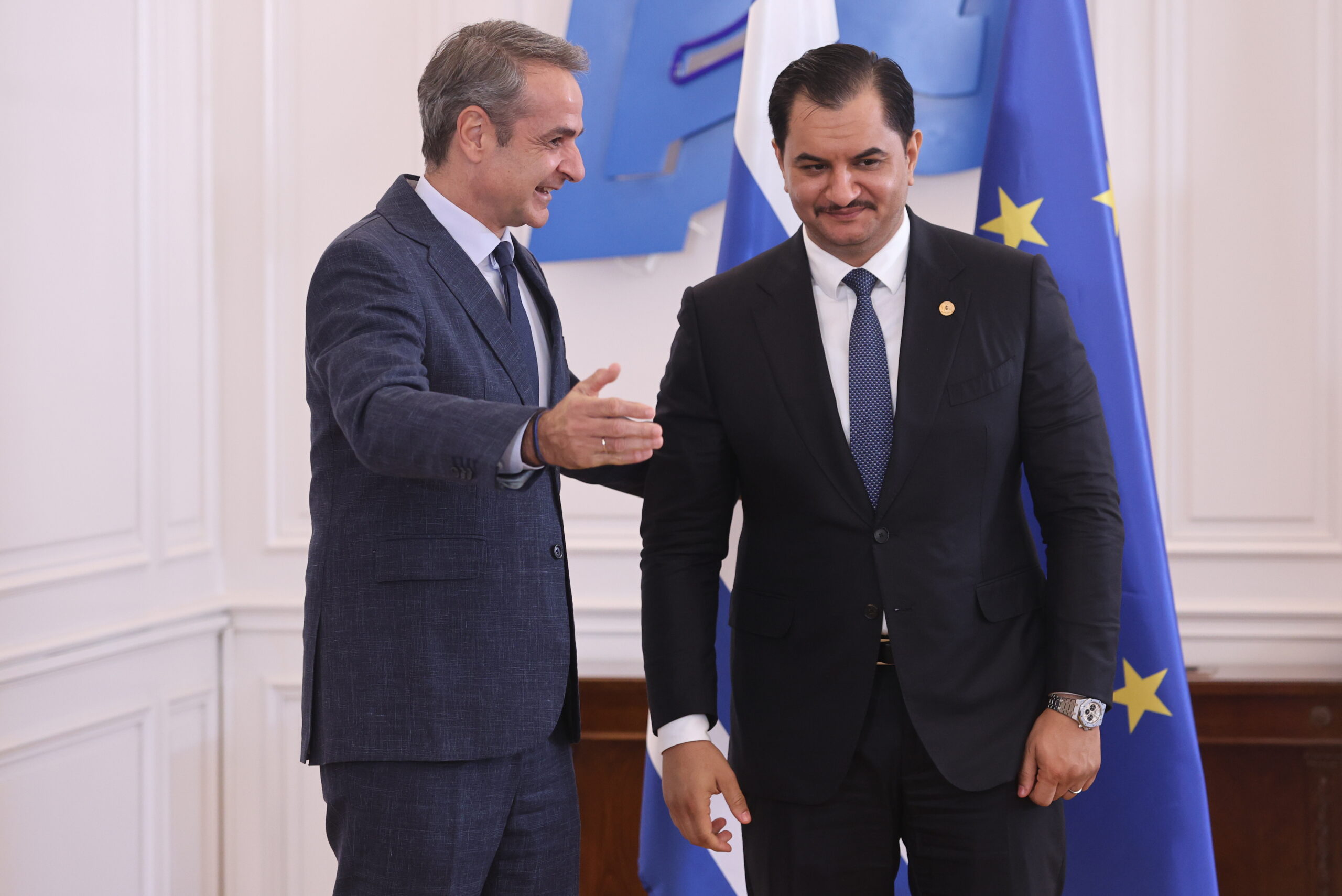 Μητσοτάκης και Σαντάμ Χαφτάρ
