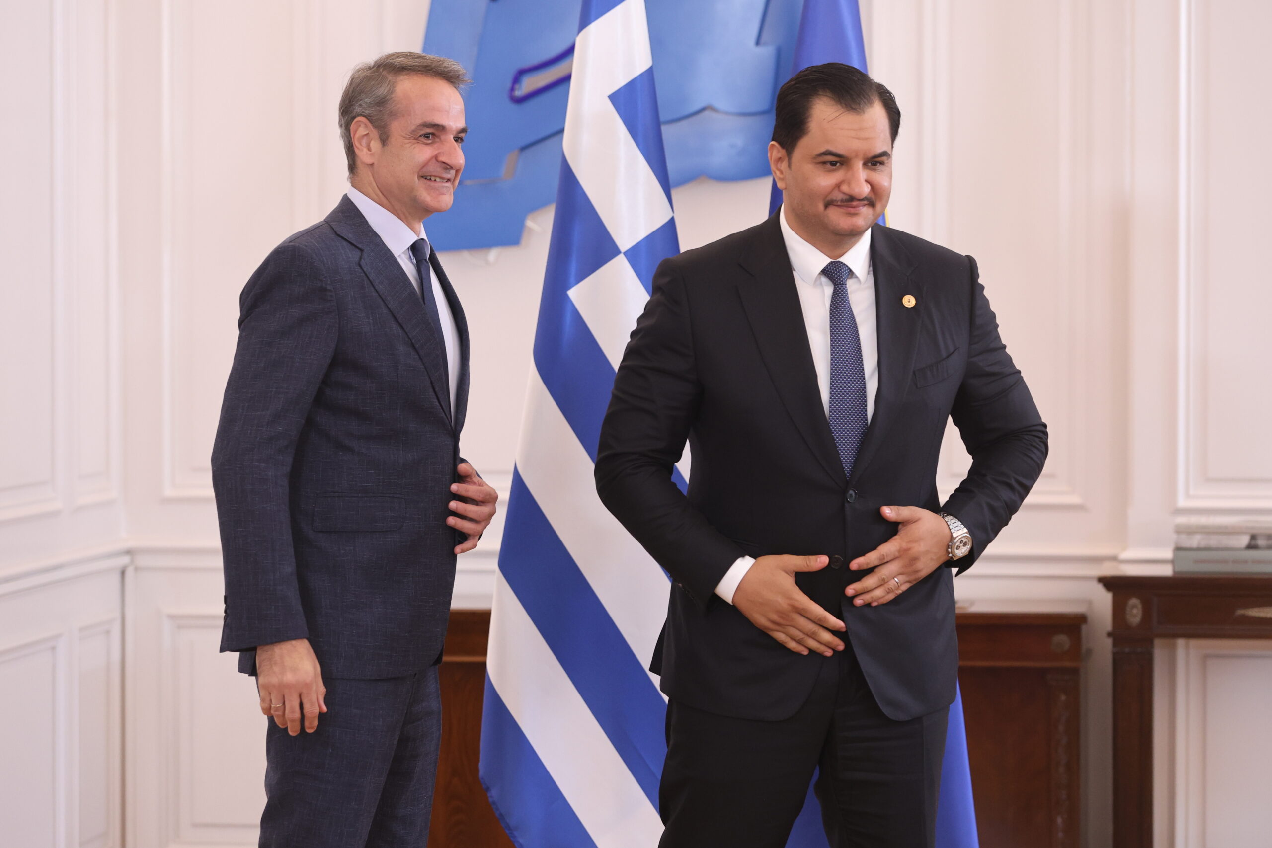 Μητσοτάκης και Σαντάμ Χαφτάρ