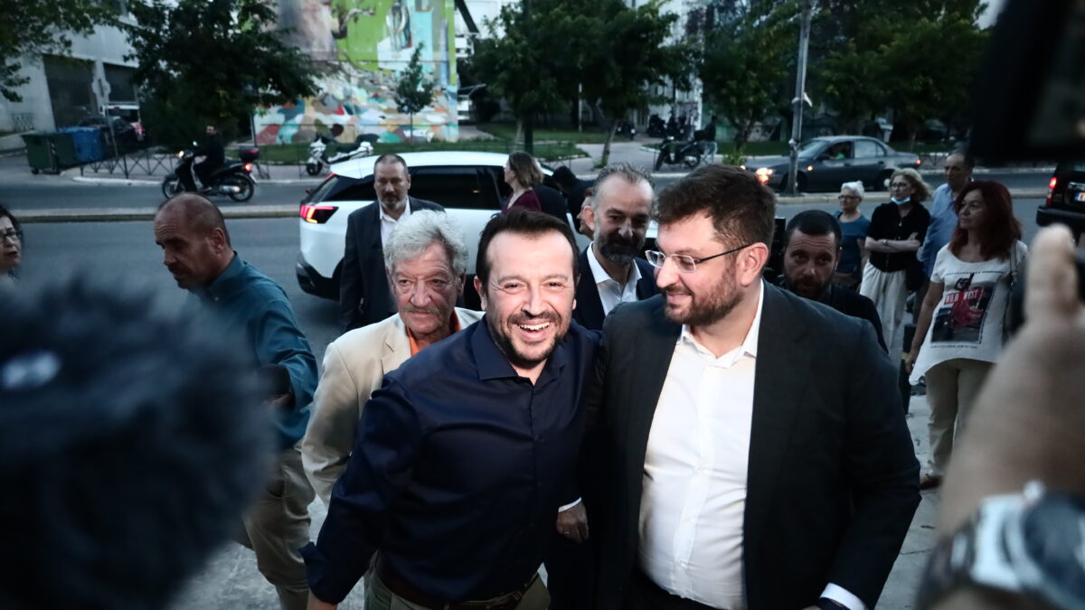 Νίκος Παππάς και Κώστας Ζαχαριάδης