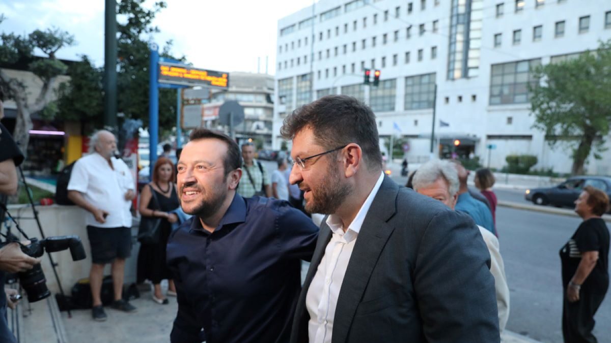 Νίκος Παππάς και Κώστας Ζαχαριάδης