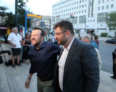 Νίκος Παππάς και Κώστας Ζαχαριάδης