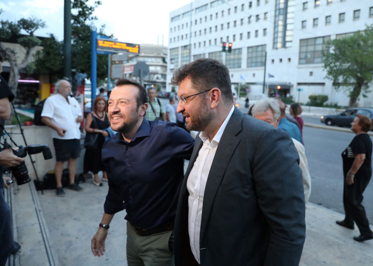 Νίκος Παππάς και Κώστας Ζαχαριάδης