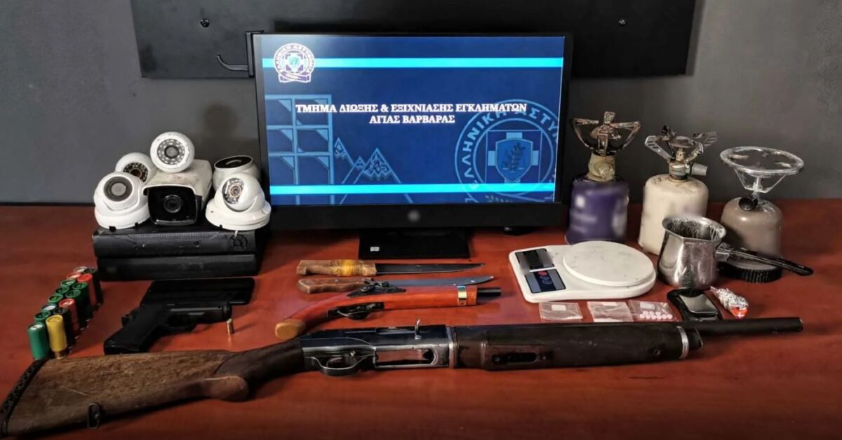 Τέσσερις συλλήψεις στην Αγία Βαρβάρα