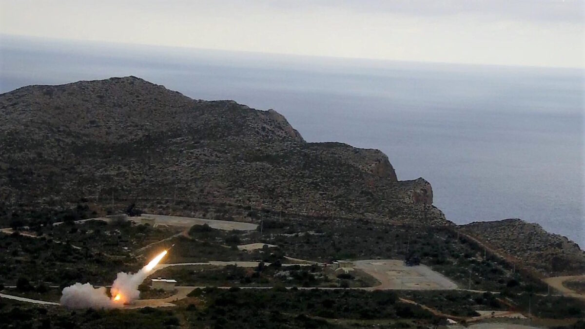 Εκτόξευση πυράυλου «Patriot» στο Πεδίο Βολής Κρήτης