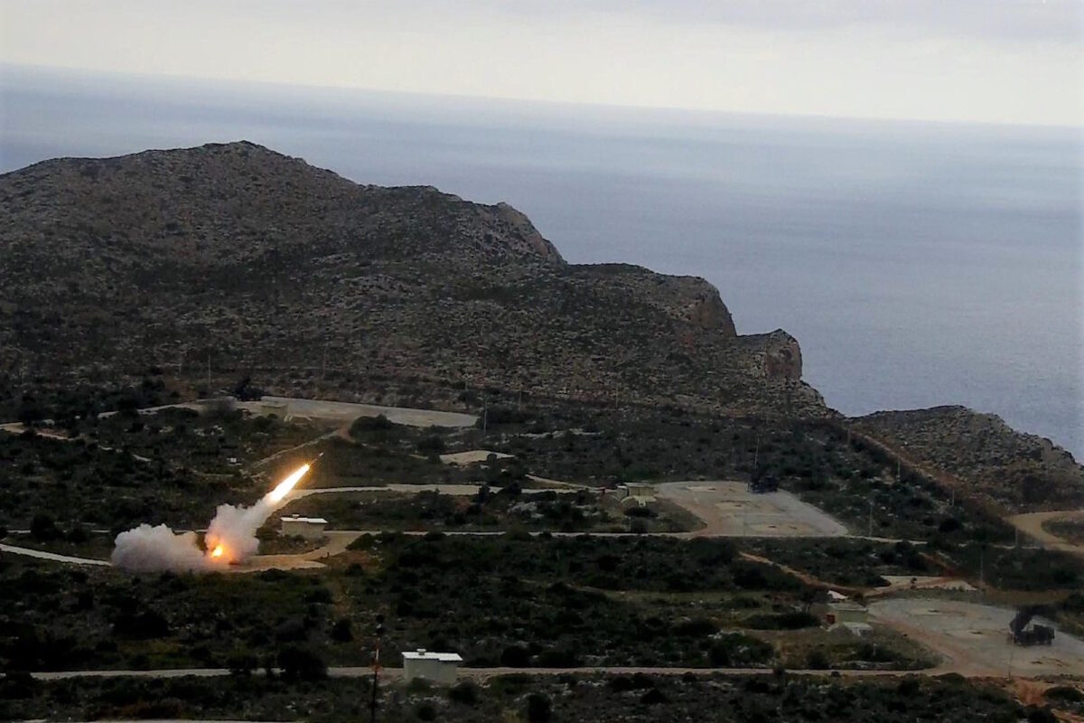 Εκτόξευση πυράυλου «Patriot» στο Πεδίο Βολής Κρήτης