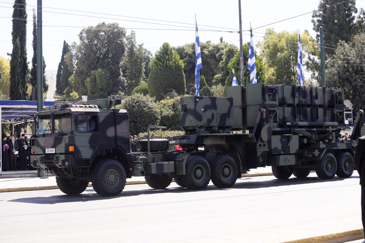 Σύστημα «Patriot» σε στρατιωτική παρέλαση για την 25η Μαρτίου
