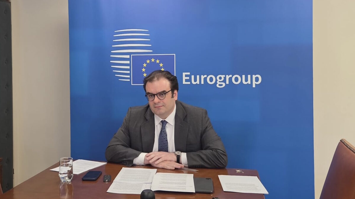 Ο υπουργός Οικονομικών και πρόεδρος του Eurogroup Κυριάκος Πιερρακάκης