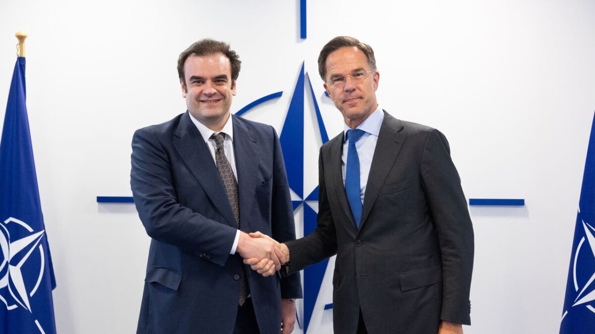 Συνάντηση του Προέδρου του Eurogroup και Υπουργού Εθνικής Οικονομίας και Οικονομικών Κυριάκου Πιερρακάκη με τον Γενικό Γραμματέα του ΝΑΤΟ Mark Rutte