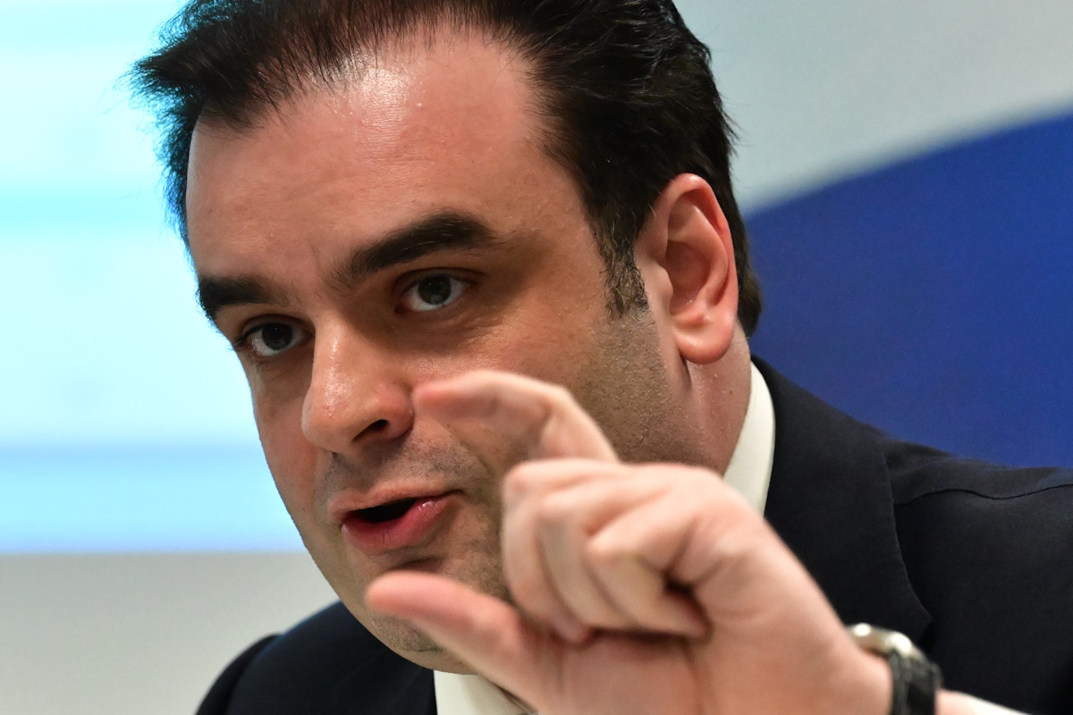 Συνέντευξη τύπου από τον υπουργό Εθνικής Οικονομίας και Οικονομικών Κυριάκο Πιερρακάκη, τους υφυπουργούς Θάνο Πετραλιά και Γιώργο Κώτσηρα και της Γενικής Γραμματέα Χρηματοπιστωτικού Τομέα και Διαχείρισης Ιδιωτικού Χρέους, Θεώνης Αλαμπάση, για την εξειδίκευση των μέτρων που ανακοίνωσε ο Πρωθυπουργός Κυριάκος Μητσοτάκης, Τετάρτη 22 Απριλίου 2026. (ΤΑΤΙΑΝΑ ΜΠΟΛΑΡΗ/EUROKINISSI)