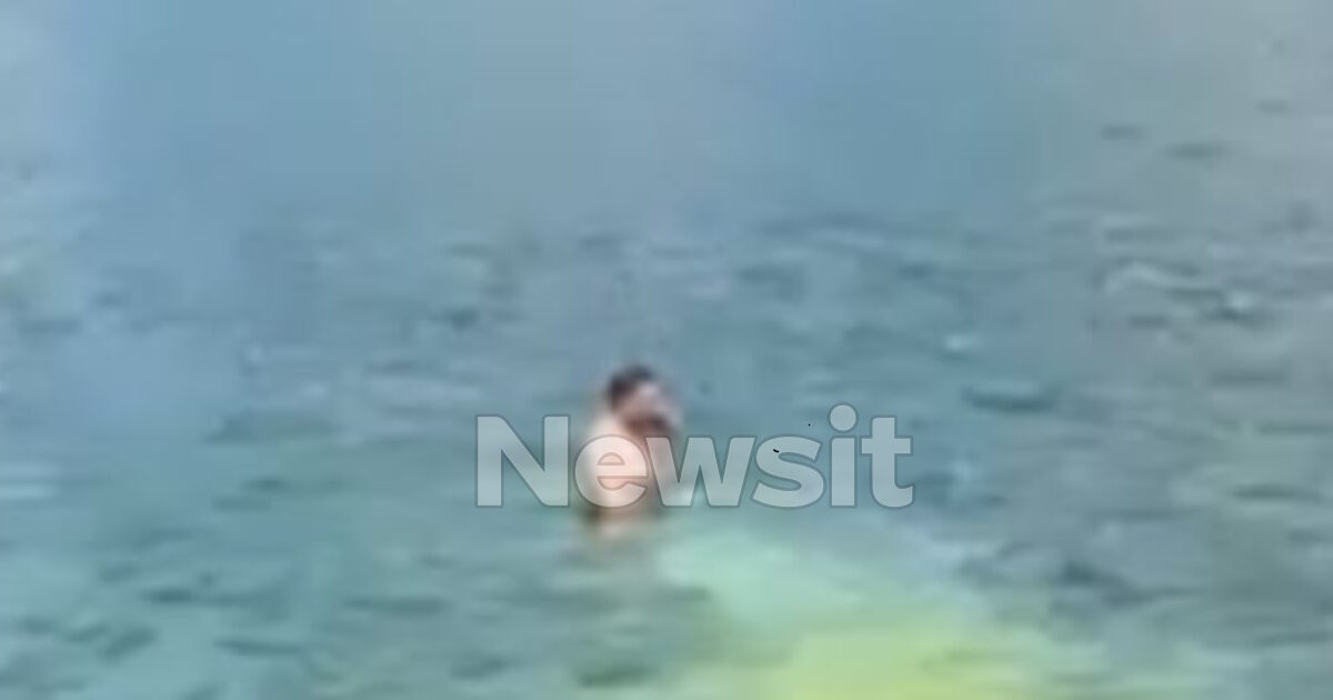 Μέτσοβο: Βίντεο-ντοκουμέντο μετά την πτώση του πυροσβεστικού ελικοπτέρου – Χειριστής κολυμπά γύρω από το βυθισμένο Bell
