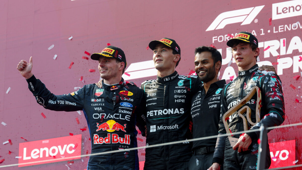 Austrian Grand Prix Podium