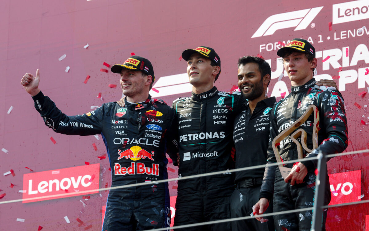 Austrian Grand Prix Podium