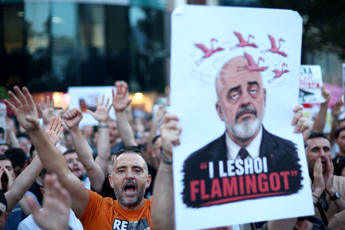 Διαδηλώσεις στην Αλβανία
