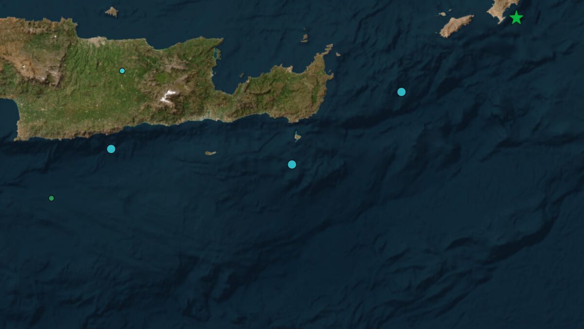 Σεισμός στον Γουδουρά Λασιθίου μεγέθους 3,3 Ρίχτερ