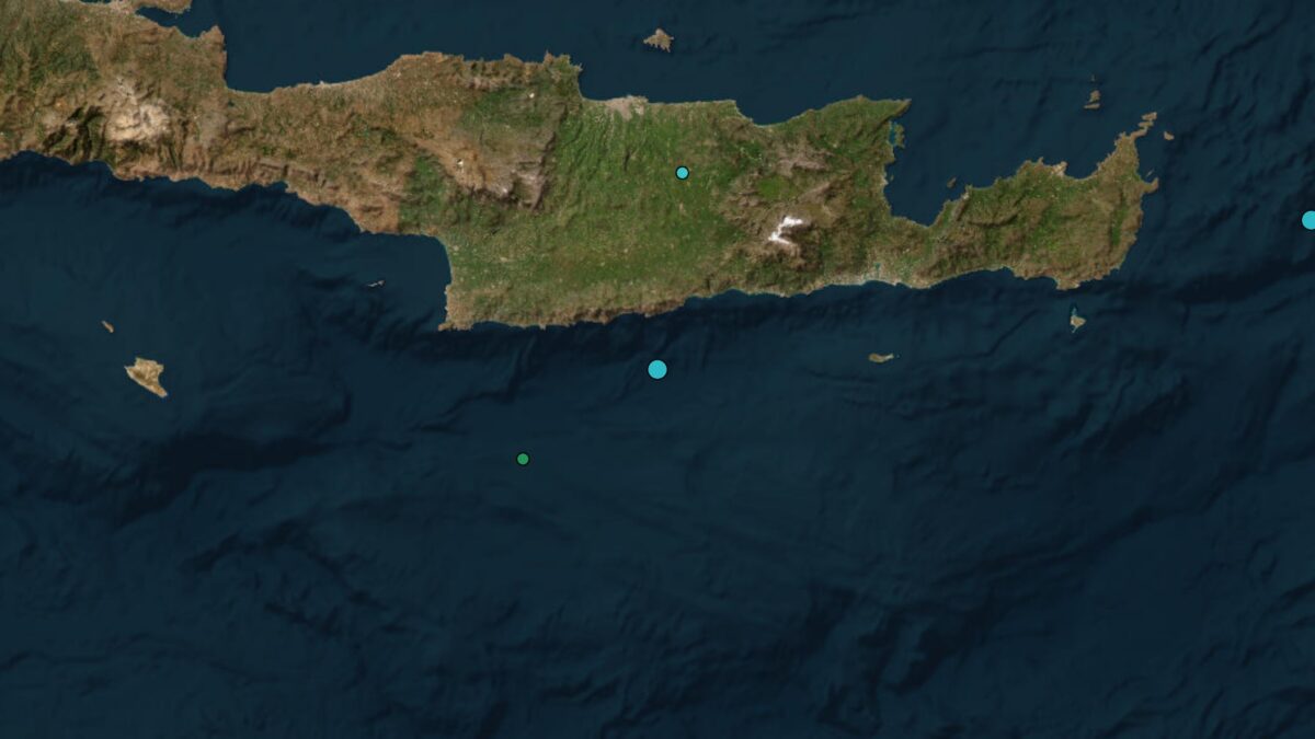 Σεισμός στον Τσούτσουρο Ηρακλείου μεγέθους 3,5 Ρίχτερ
