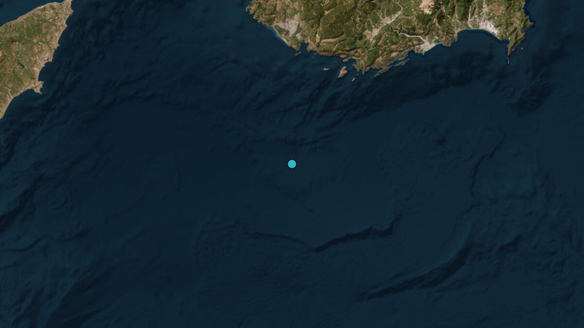 Σεισμός στην περιοχή της Μεγίστης (Καστελλορίζου) μεγέθους 3,6 Ρίχτερ