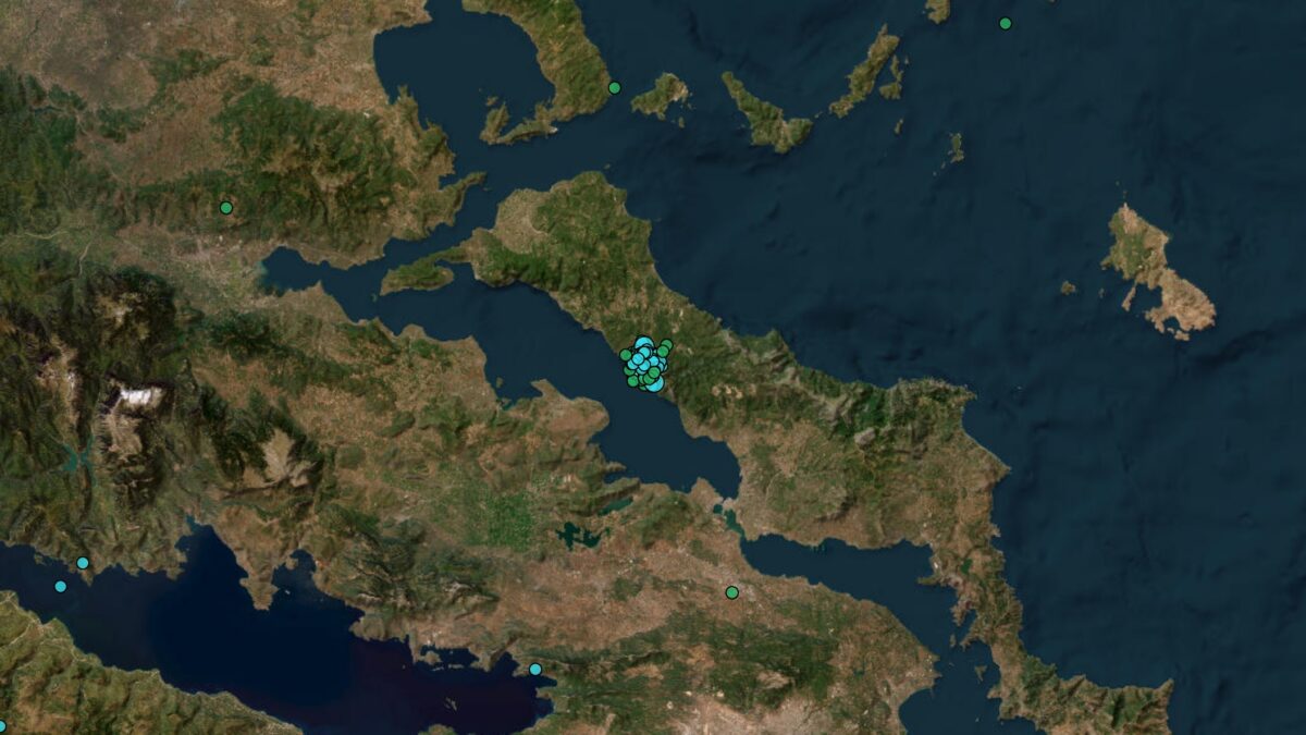 Σεισμός στο Προκόπι Ευβοίας μεγέθους 3,7 Ρίχτερ