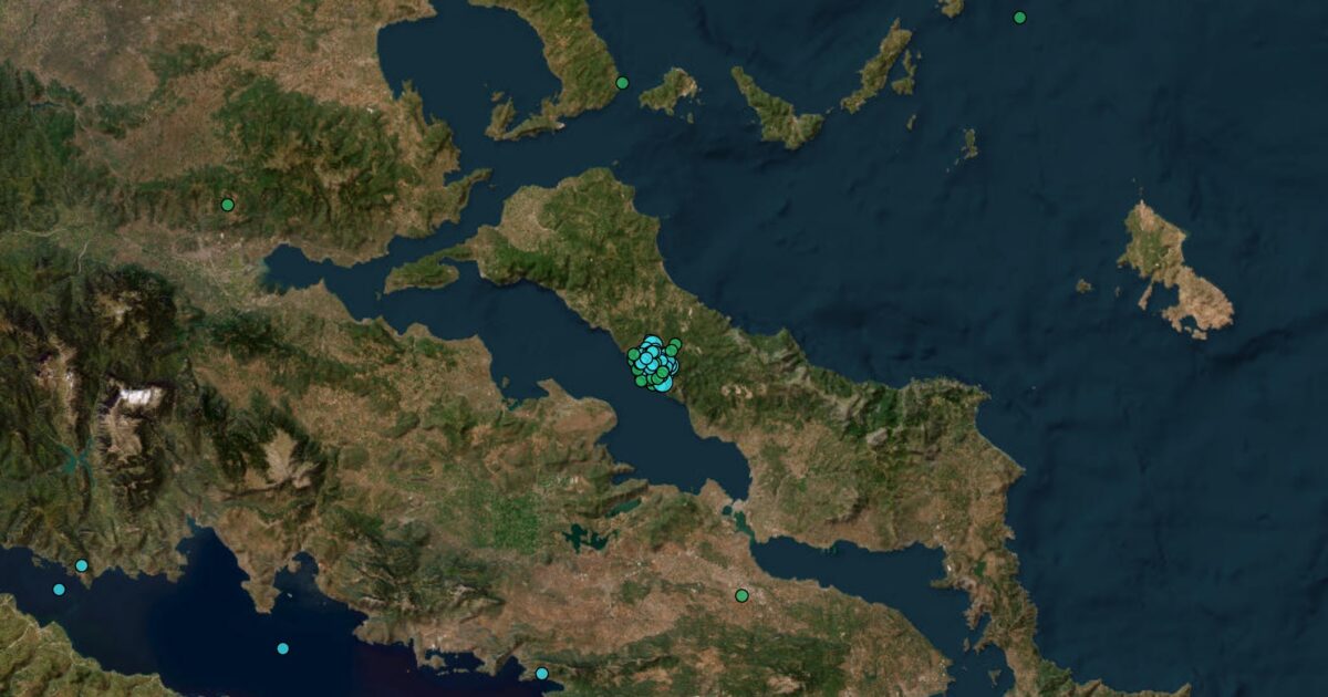 Σεισμός στο Προκόπι Ευβοίας μεγέθους 3,6 Ρίχτερ