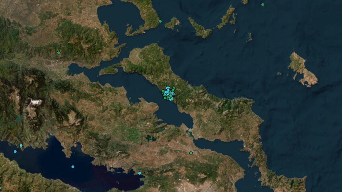 Σεισμός στο Προκόπι Ευβοίας μεγέθους 3,6 Ρίχτερ