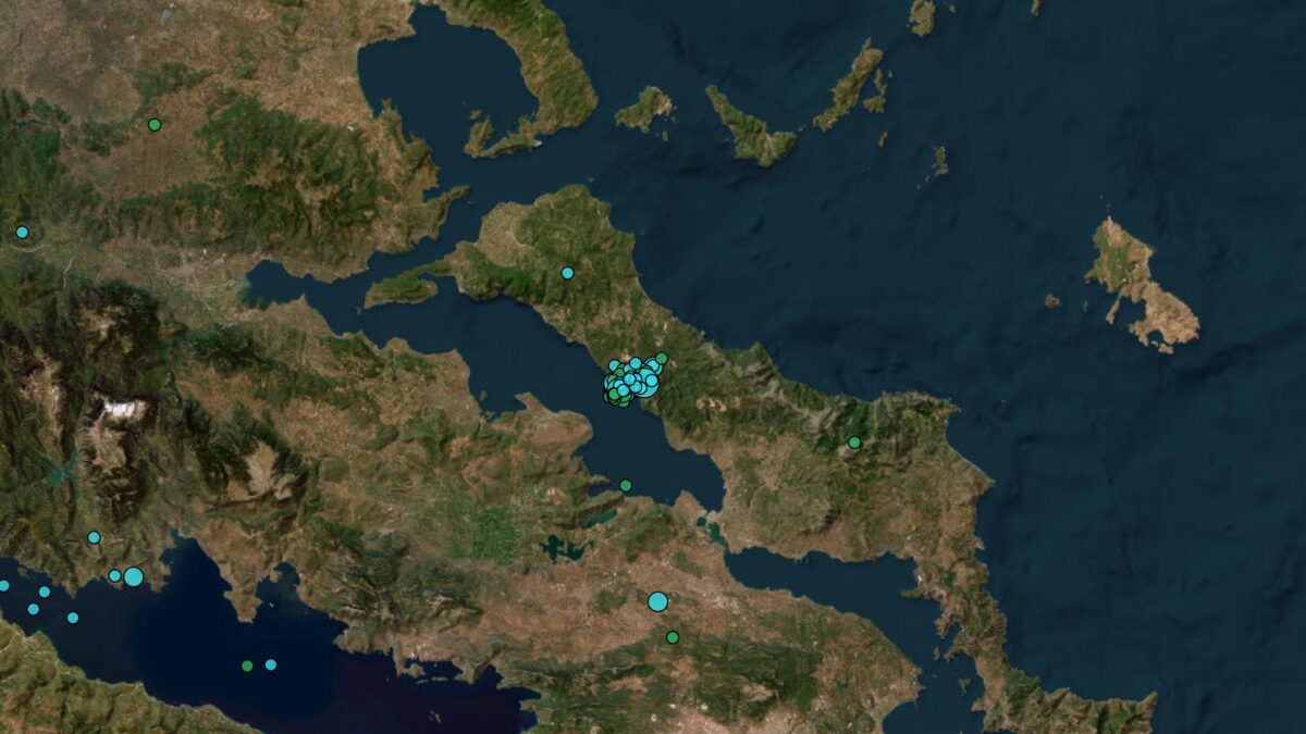 Διπλός σεισμός στο Προκόπι Ευβοίας μεγέθους 3,7 Ρίχτερ
