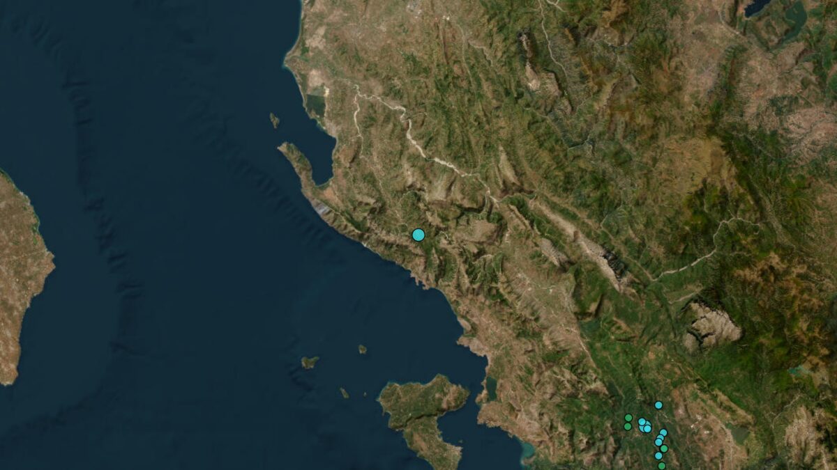 Σεισμός στην Κασσιόπη Κέρκυρας μεγέθους 3,8 Ρίχτερ
