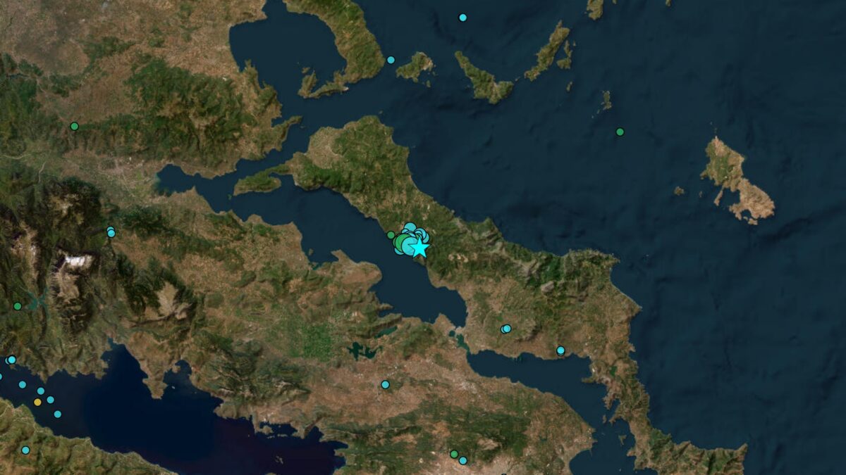 Σεισμός στο Προκόπιο Ευβοίας μεγέθους 3,9 Ρίχτερ