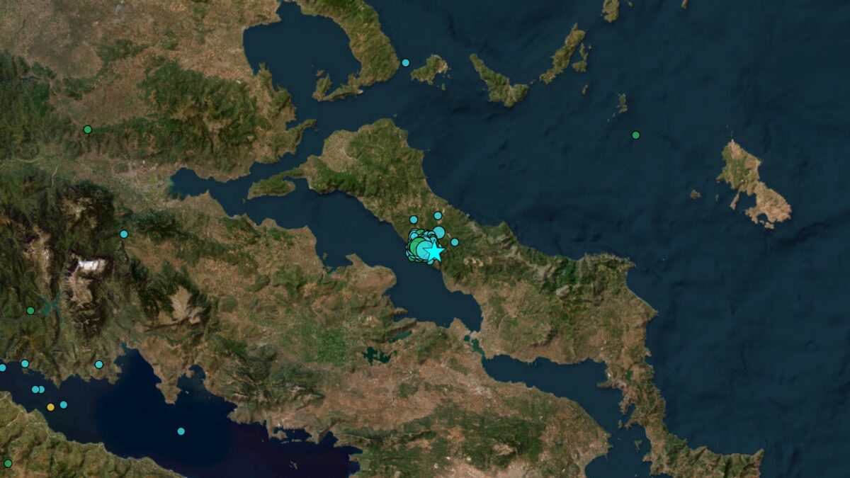 Σεισμός στο Προκόπι Ευβοίας μεγέθους 3,9 Ρίχτερ