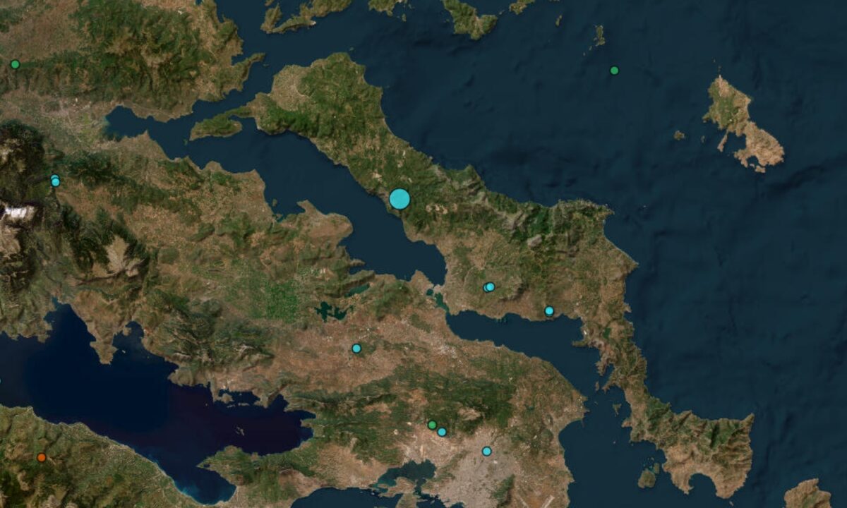 Σεισμός στην Εύβοια 4,8 Ρίχτερ – Έγινε αισθητός και στην Αττ