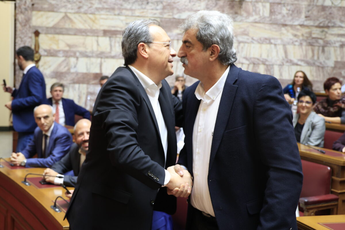 Συνεδρίαση της Κοινοβουλευτικής Ομάδας του ΣΥΡΙΖΑ - Προοδευτική Συμμαχία, στην αίθουσα της Γερουσίας στη Βουλή, Τετάρτη 4 Δεκεμβρίου 2024. 
(ΓΙΩΡΓΟΣ ΚΟΝΤΑΡΙΝΗΣ
