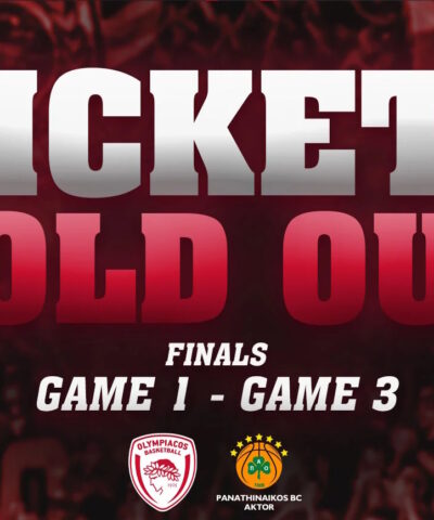 Ολυμπιακός – Παναθηναϊκός: Sold out το ΣΕΦ στον 1ο και 3ο τελικό της GBL