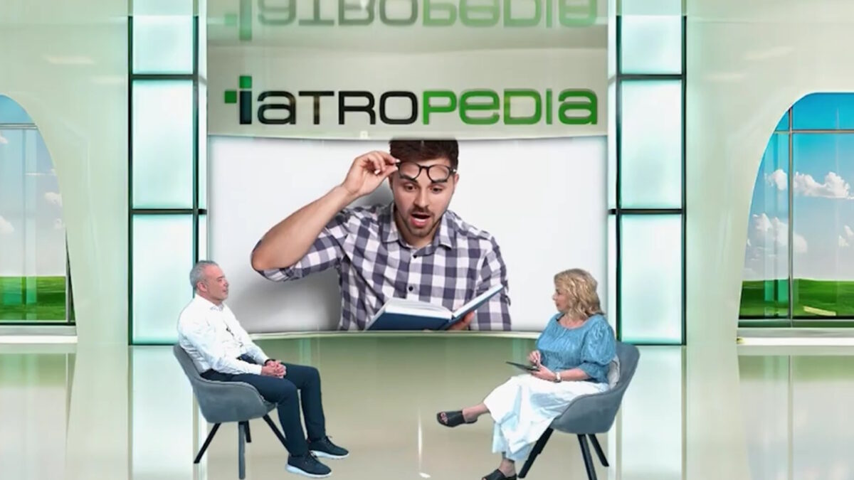 Η Γιάννα Σουλάκη με τον χειρουργό-οφθαλμίατρο Ιωάννη Δατσέρη