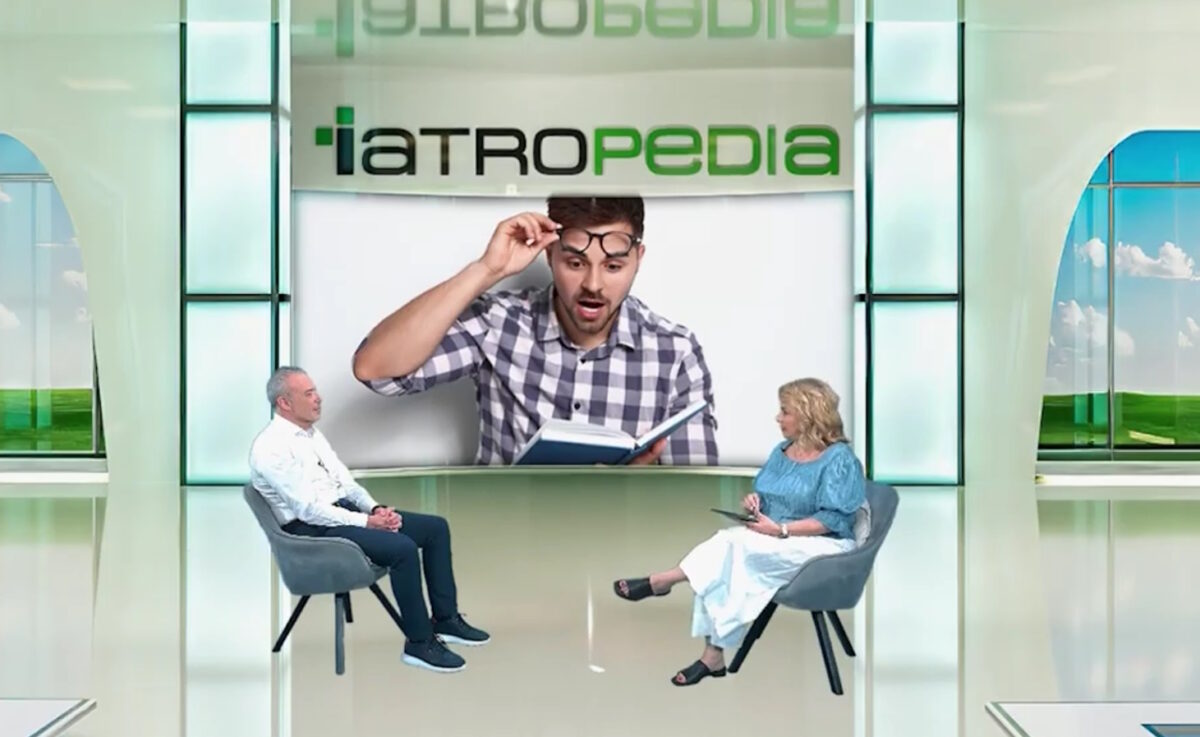 Η Γιάννα Σουλάκη με τον χειρουργό-οφθαλμίατρο Ιωάννη Δατσέρη