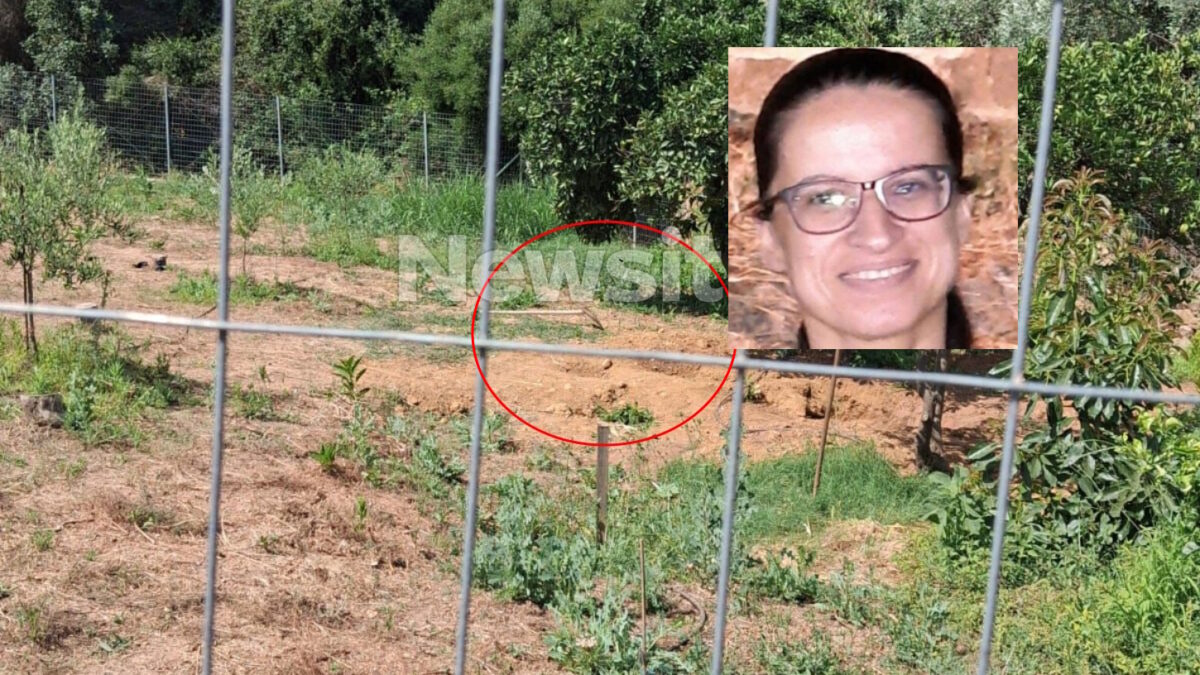 Το σημείο όπου βρέθηκε  η Σταυρούλα Λεβεντάκη
